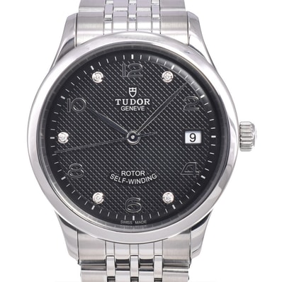 チューダー TUDOR 91450 5P ダイヤモンド ブラック 自動巻き メンズ 美品 腕時計 C#149712