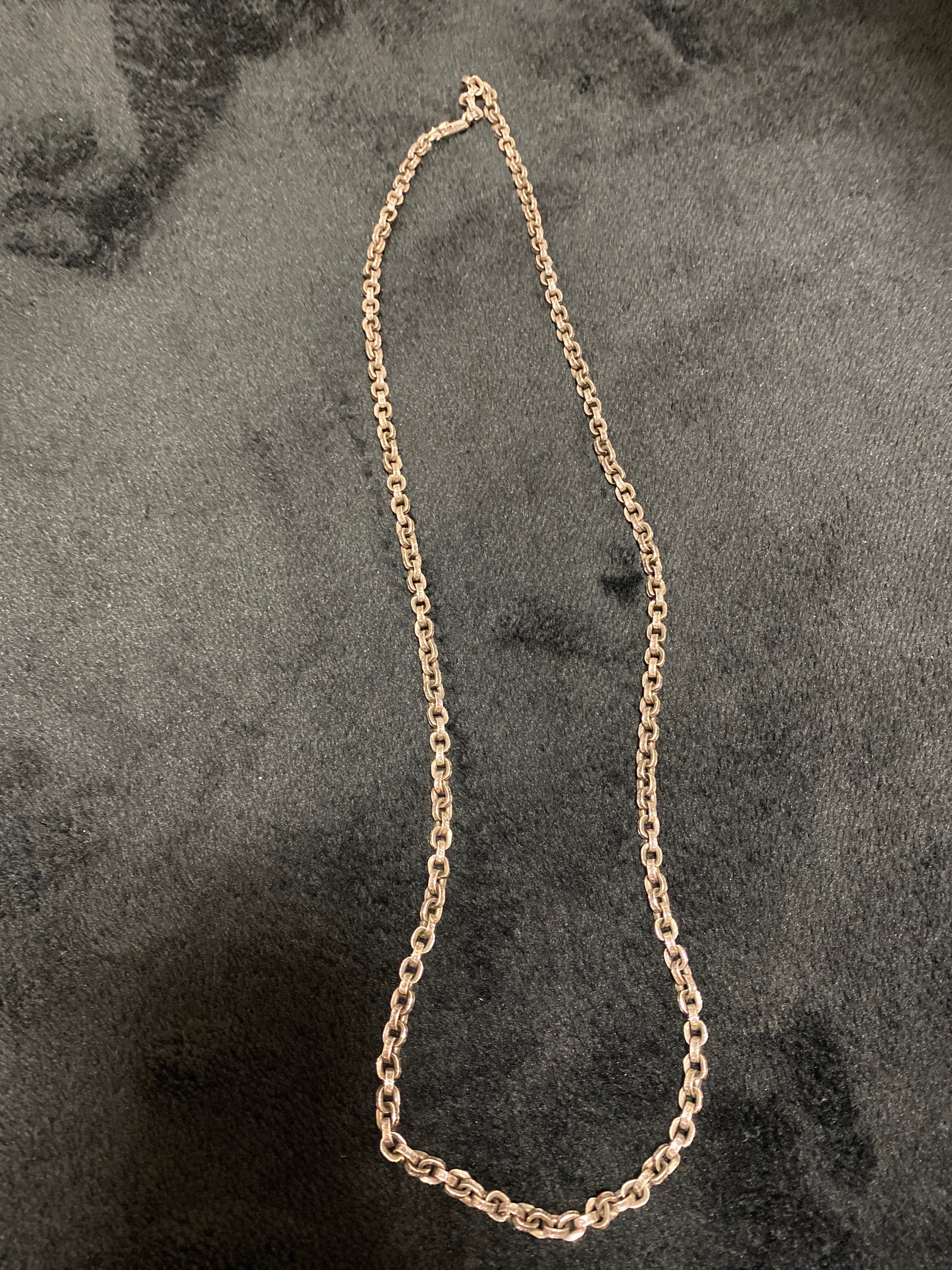 Chrome Hearts Paper Chain Necklace "Silver"