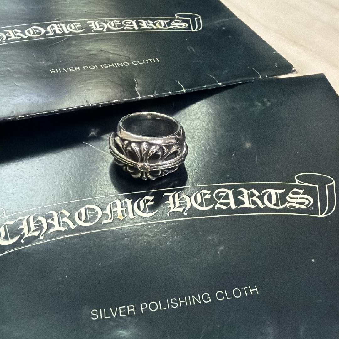 Chrome Hearts Floral Cross Ring "Silver"