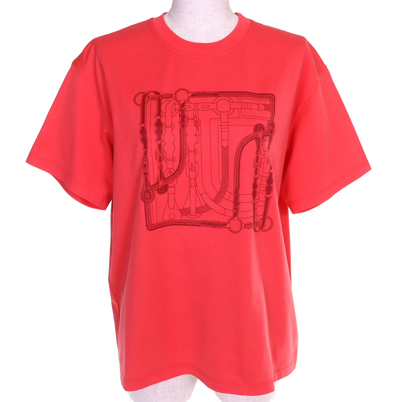 未使用品 エルメス 半袖Tシャツ カルトゥッシュ Canoe micro 36