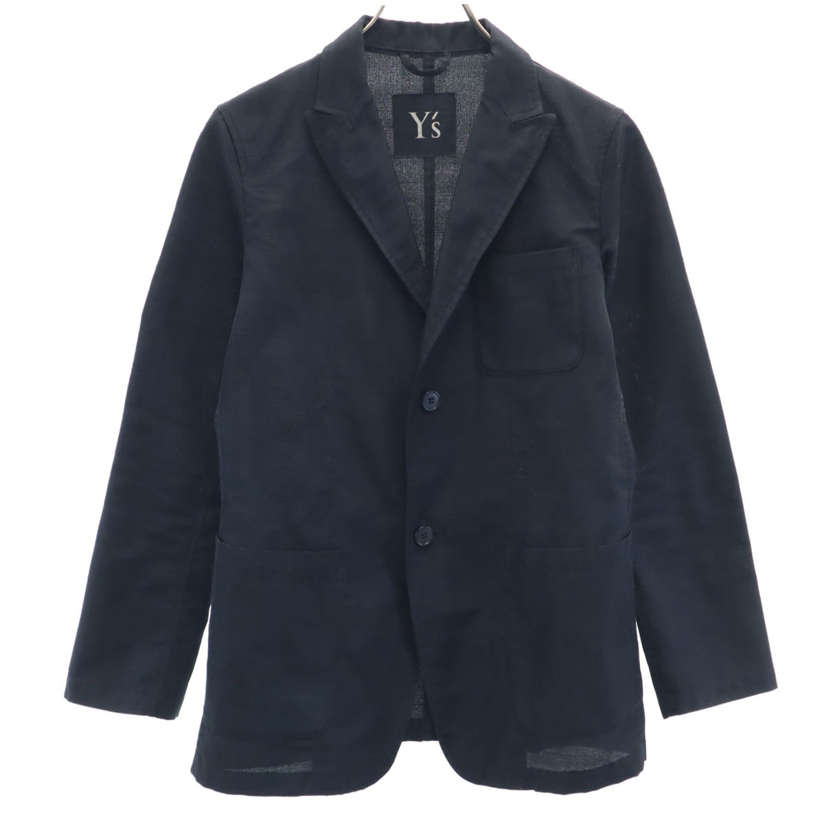 Y's ワイズ 80s 日本製 ヴィンテージ テーラードジャケット ブラック アンコン
