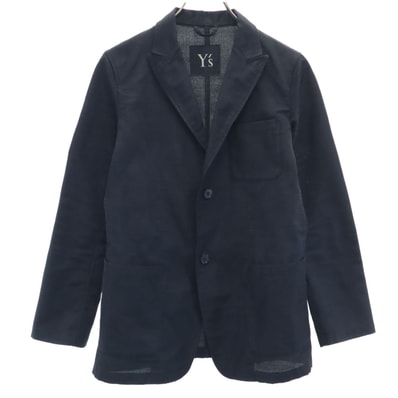 Y's ワイズ 80s 日本製 ヴィンテージ テーラードジャケット ブラック アンコン