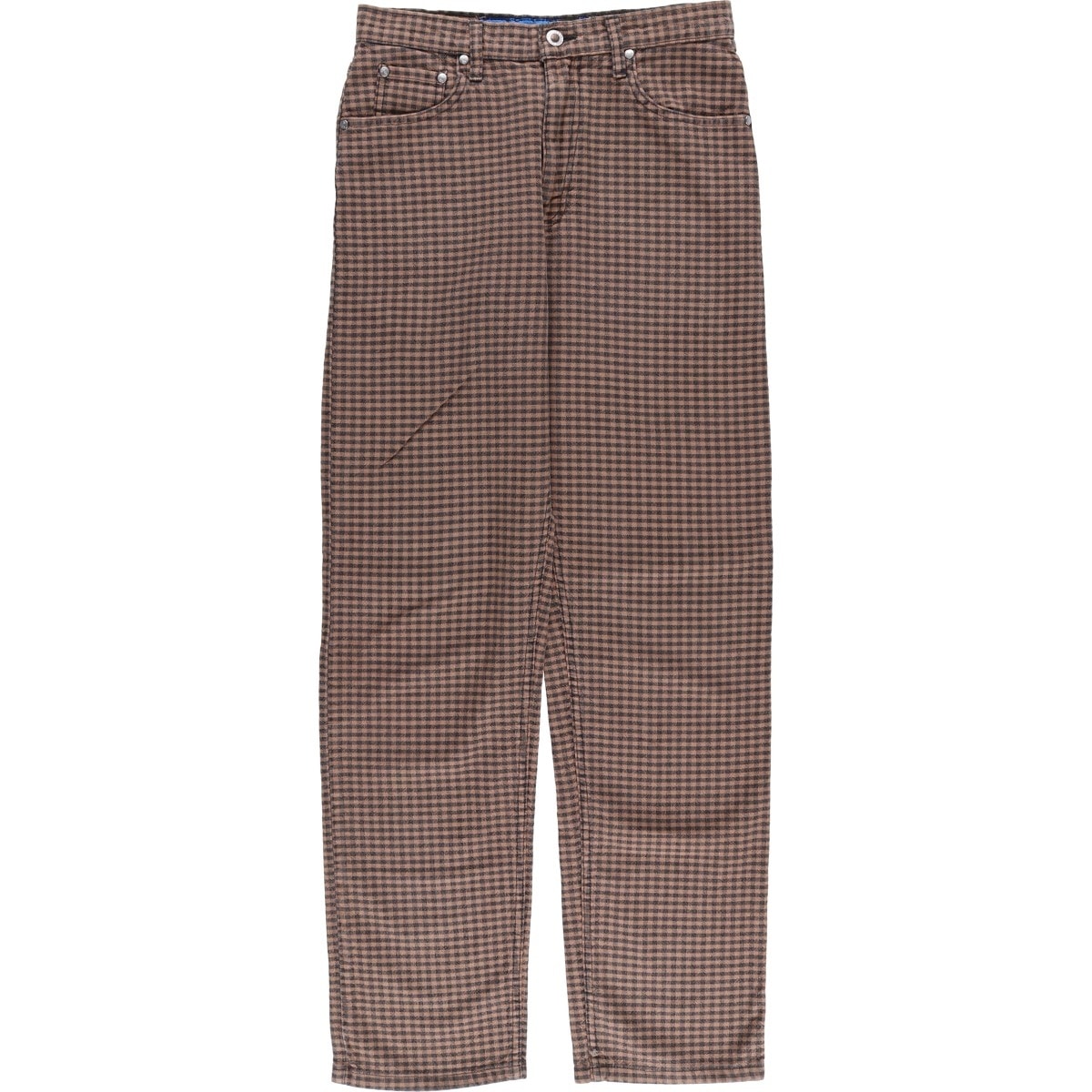 古着 リーバイス Levi's SILVER TAB シルバータブ RELAXED FIT チェック柄 コットン スラックスパンツ カナダ製 メンズw29相当 ヴィンテージ/eaa613625