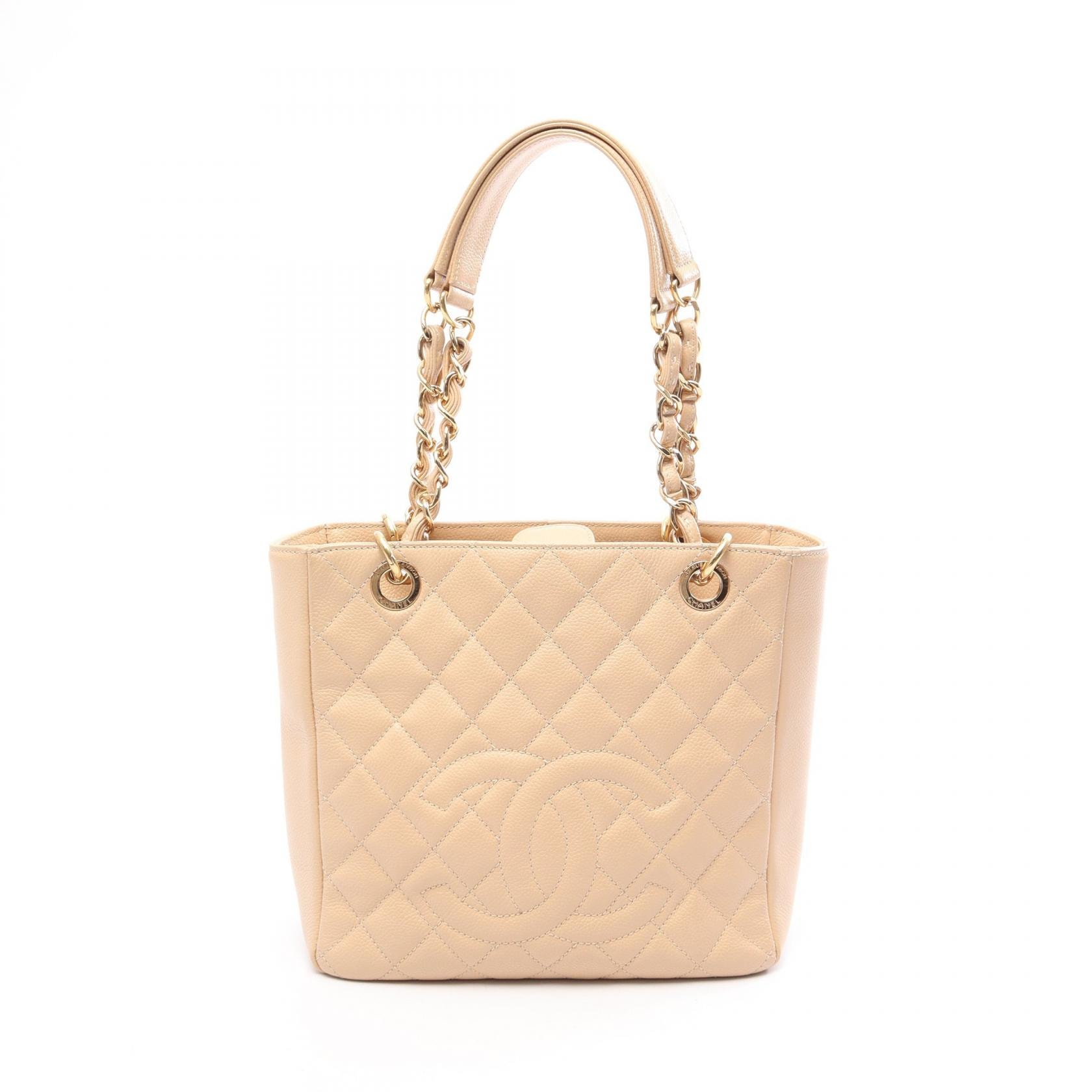 シャネル CHANEL マトラッセ PST トートバッグ バッグ キャビアスキン(グレインドカーフ) レディース ベージュ系 A50994 【中古】