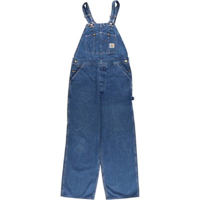 古着 カーハート Carhartt デニムオーバーオール メンズw36相当/eaa572460
