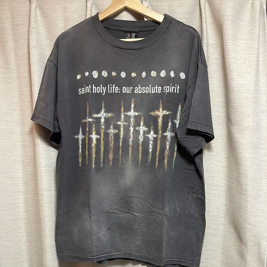 SAINT Mxxxxxx x FORSOMEONE FS_SS T-Shirt/God "Black"