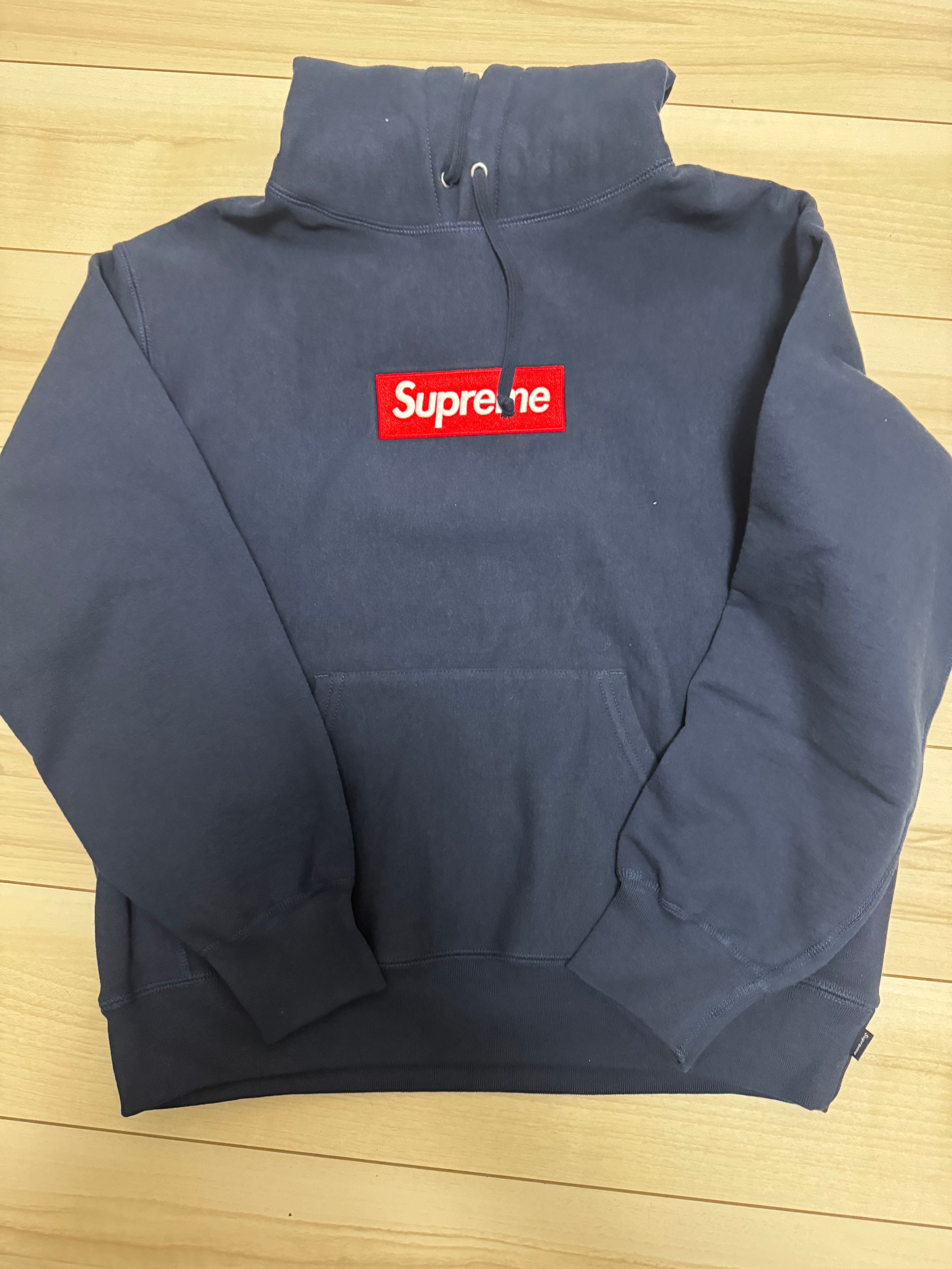 Supreme Box Logo Hooded Sweatshirt "Navy" (24FW)