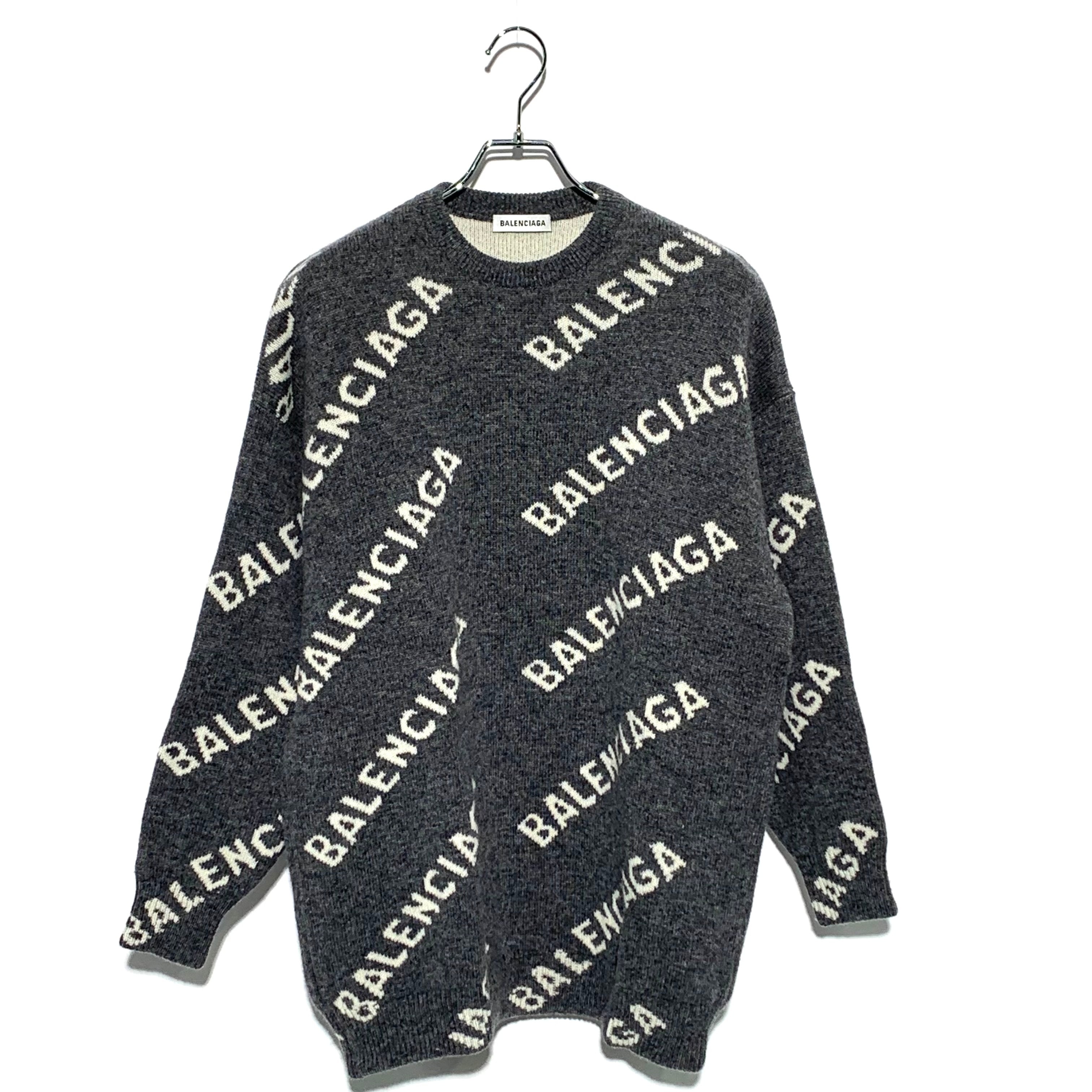 バレンシアガ マルチロゴ ニット