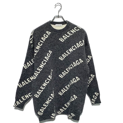 バレンシアガ マルチロゴ ニット