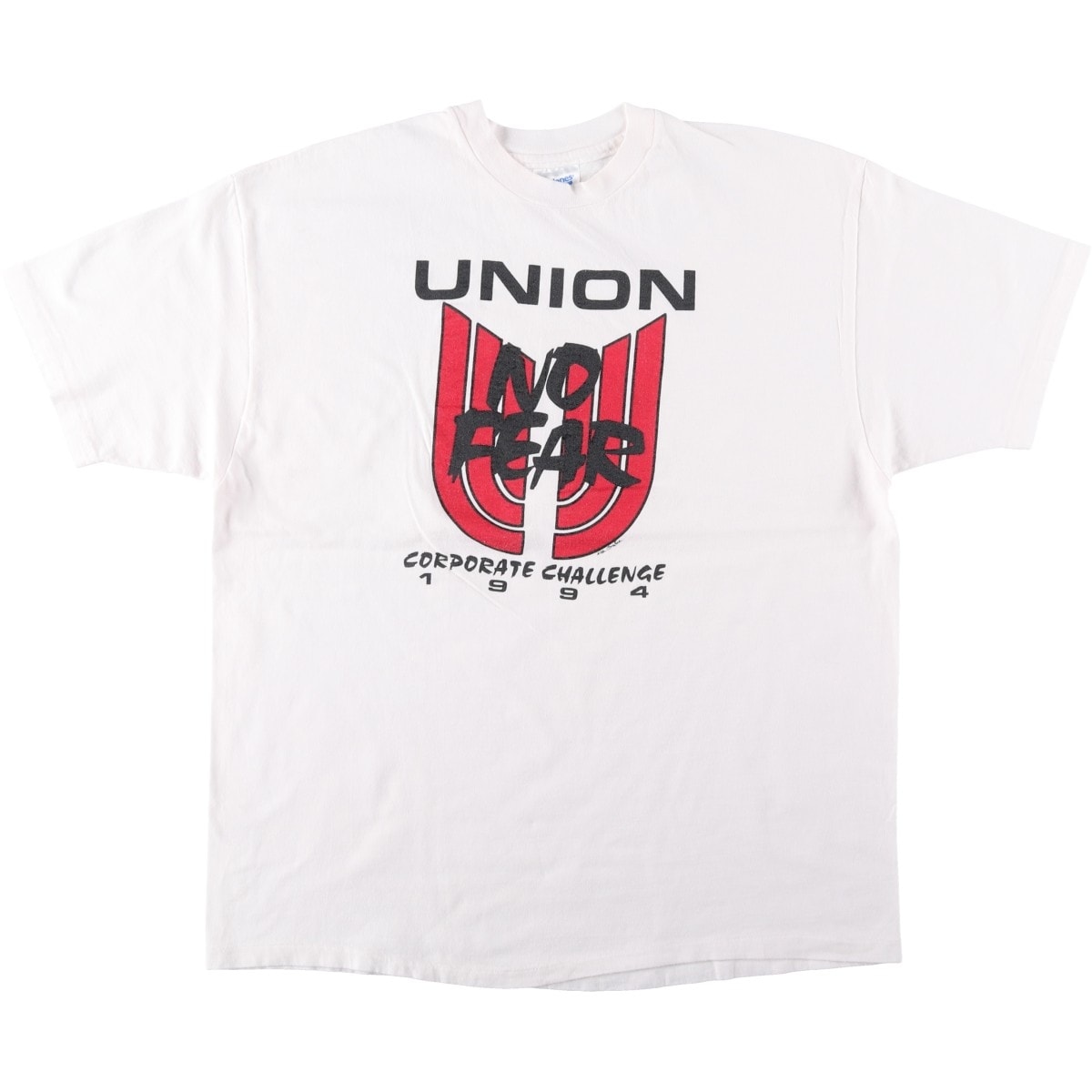 古着 90年代 ヘインズ Hanes NO FEAR CORPORATED CHALLENGE サーフ スケートTシャツ USA製 メンズXL相当 ヴィンテージ/eaa645072