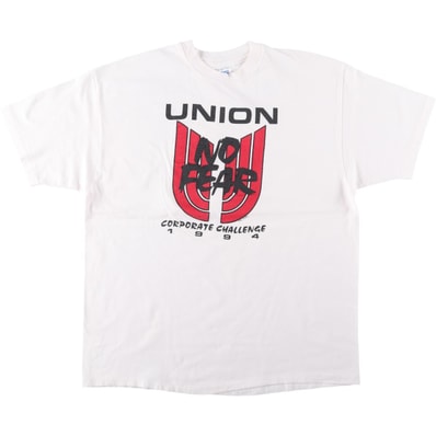 古着 90年代 ヘインズ Hanes NO FEAR CORPORATED CHALLENGE サーフ スケートTシャツ USA製 メンズXL相当 ヴィンテージ/eaa645072