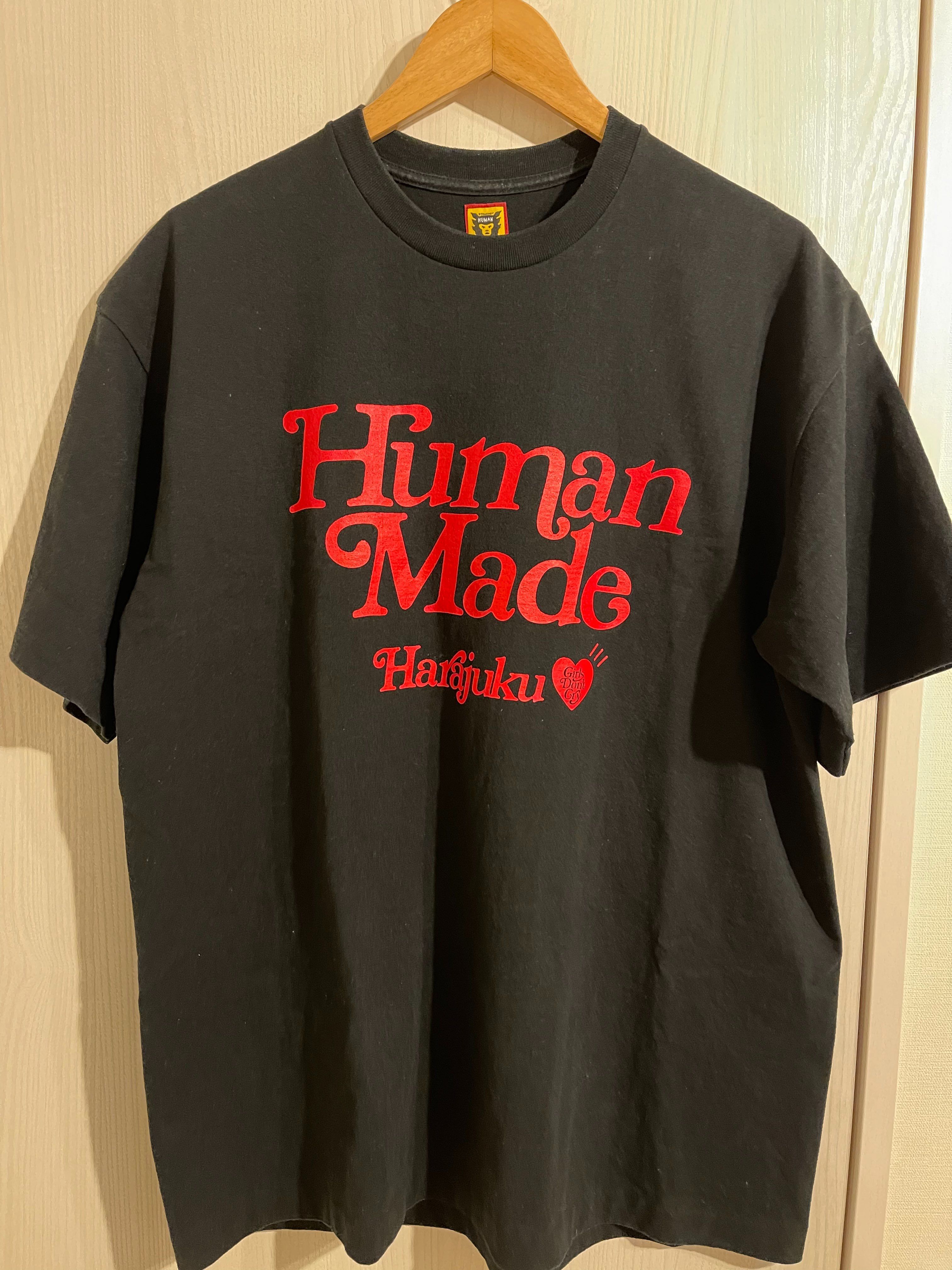 HUMAN MADE Girls Don't Cry Harajuku T-Shirt #1 "Black" / VERDY
