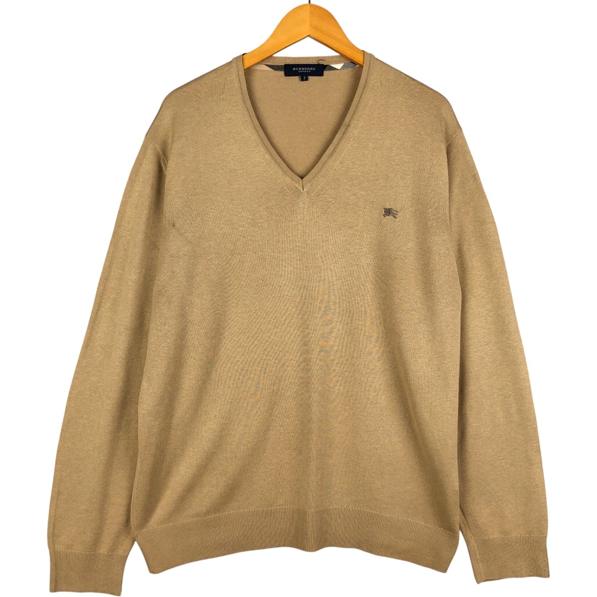 古着 バーバリー Burberry's BURBERRY LONDON Vネック コットンニットセーター スペイン製 メンズXL相当/eaa434124