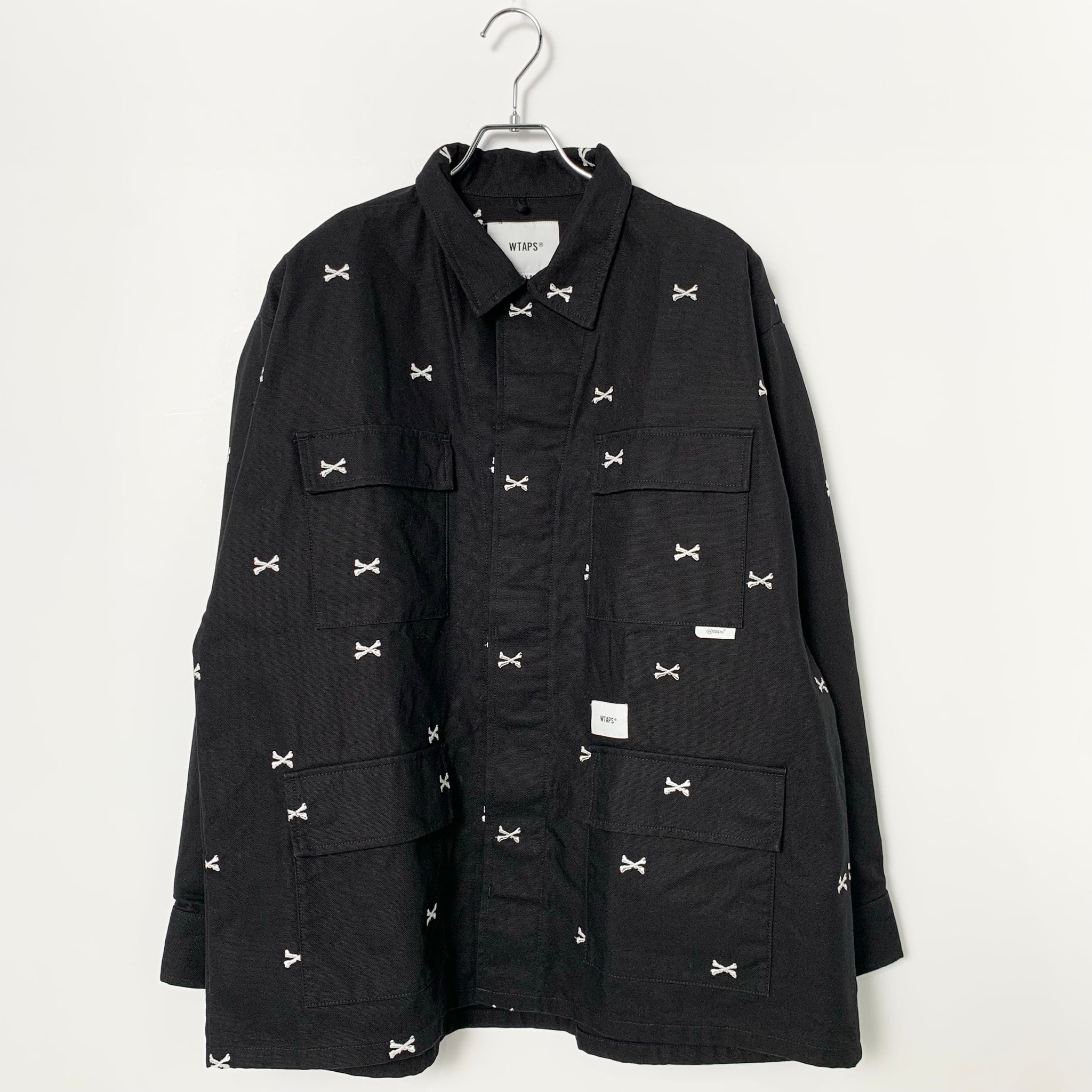 WTAPS Jungle 01 / LS / Cotton. Oxford. Textile "Black"