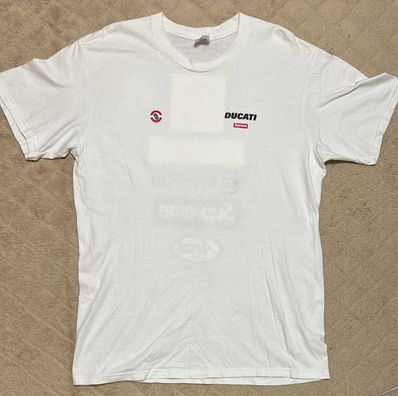 Supreme x Ducati Logos Tee "White"