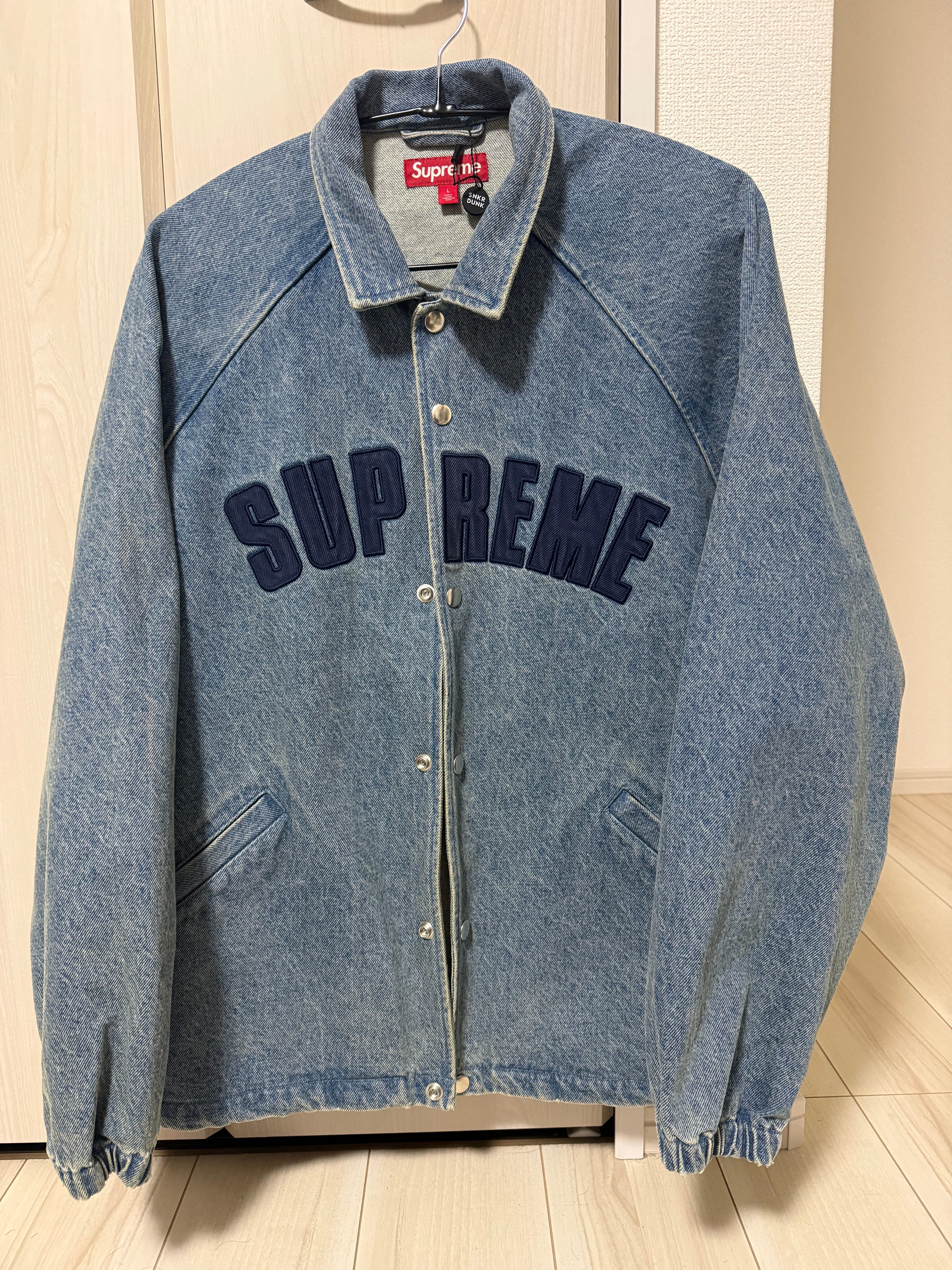 Supreme Arc Denim Coaches Jacket "Washed Indigo"