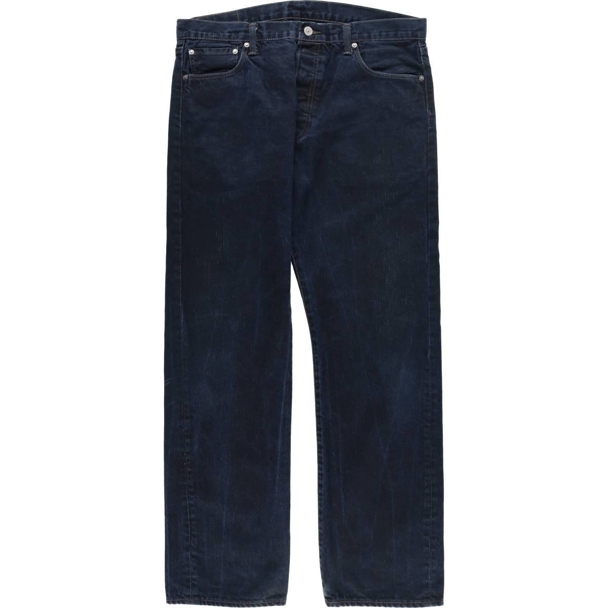 D (傷や汚れあり)】古着 濃紺 リーバイス Levi's 501 ストレートデニム
