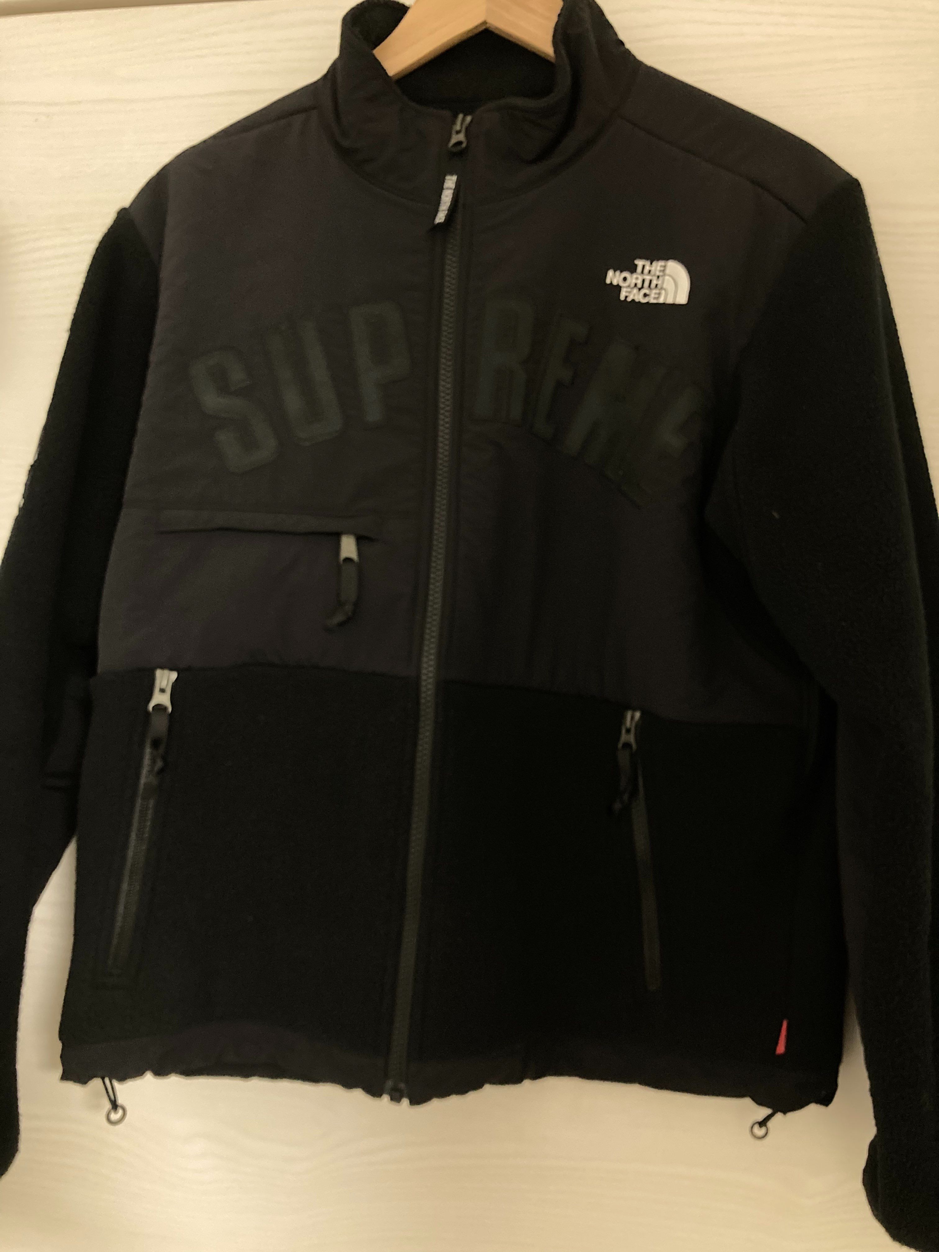 Supreme x The North Face Arc Logo Denali Fleece Jacket "Black"