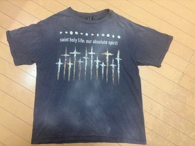 SAINT Mxxxxxx x FORSOMEONE FS_SS T-Shirt/God "Black"