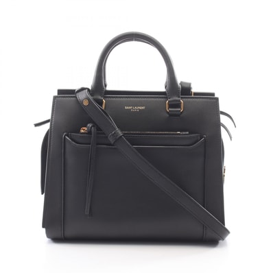 サンローランパリ SAINT LAURENT PARIS イーストサイド スモール 2WAY ハンドバッグ バッグ レザー レディース ブラック系 554116 【中古】