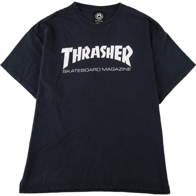 古着 スラッシャー THRASHER ロゴプリントTシャツ メンズXL相当/eaa646067