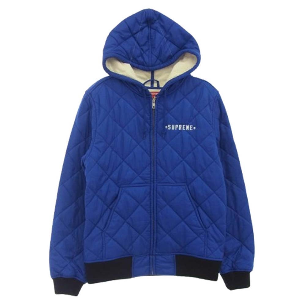 Supreme シュプリーム ジャケット 15AW Independent Quilted Nylon Jacket インディペンデント キルト ジャケット ブルー系 S【中古】