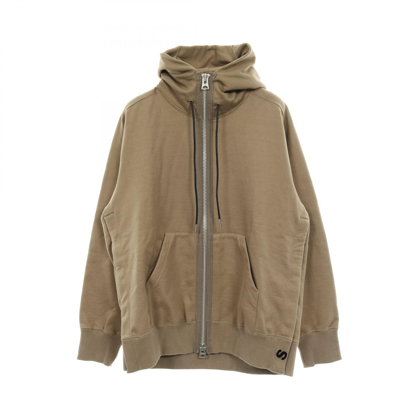 サカイ Sacai パーカー 衣料品 トップス コットン メンズ ブラウン系 【中古】