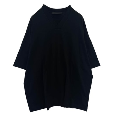 FEAR OF GOD フィアオブゴッド Tシャツ 125SP244214F Essentials エッセンシャルズ V-NECK T-SHIRT Vネック 半袖 Tシャツ ブラック系 S【美品】【中古】