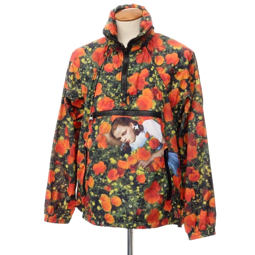 【中古】ルイ ヴィトン LOUIS VUITTON POPPIES DOROTHY GRAPHIC WINDBREAKER ナイロン マウンテンパーカー【サイズ46】【メンズ】