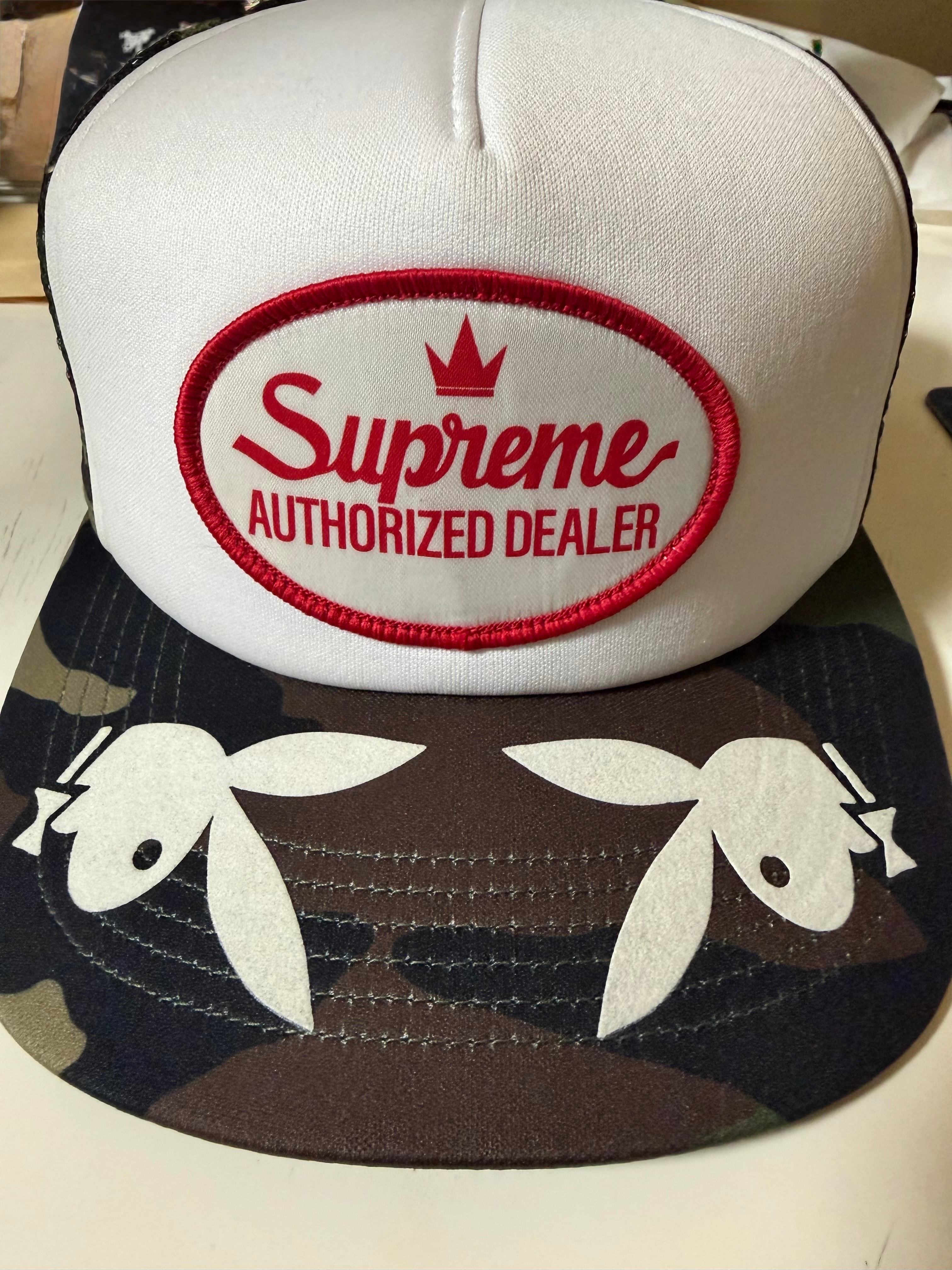 Supreme x Playboy Mesh Back 5-Panel "Woodland Camo"