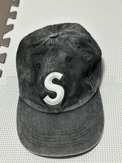 Supreme Pigment Print S Logo 6-Panel "Black"
