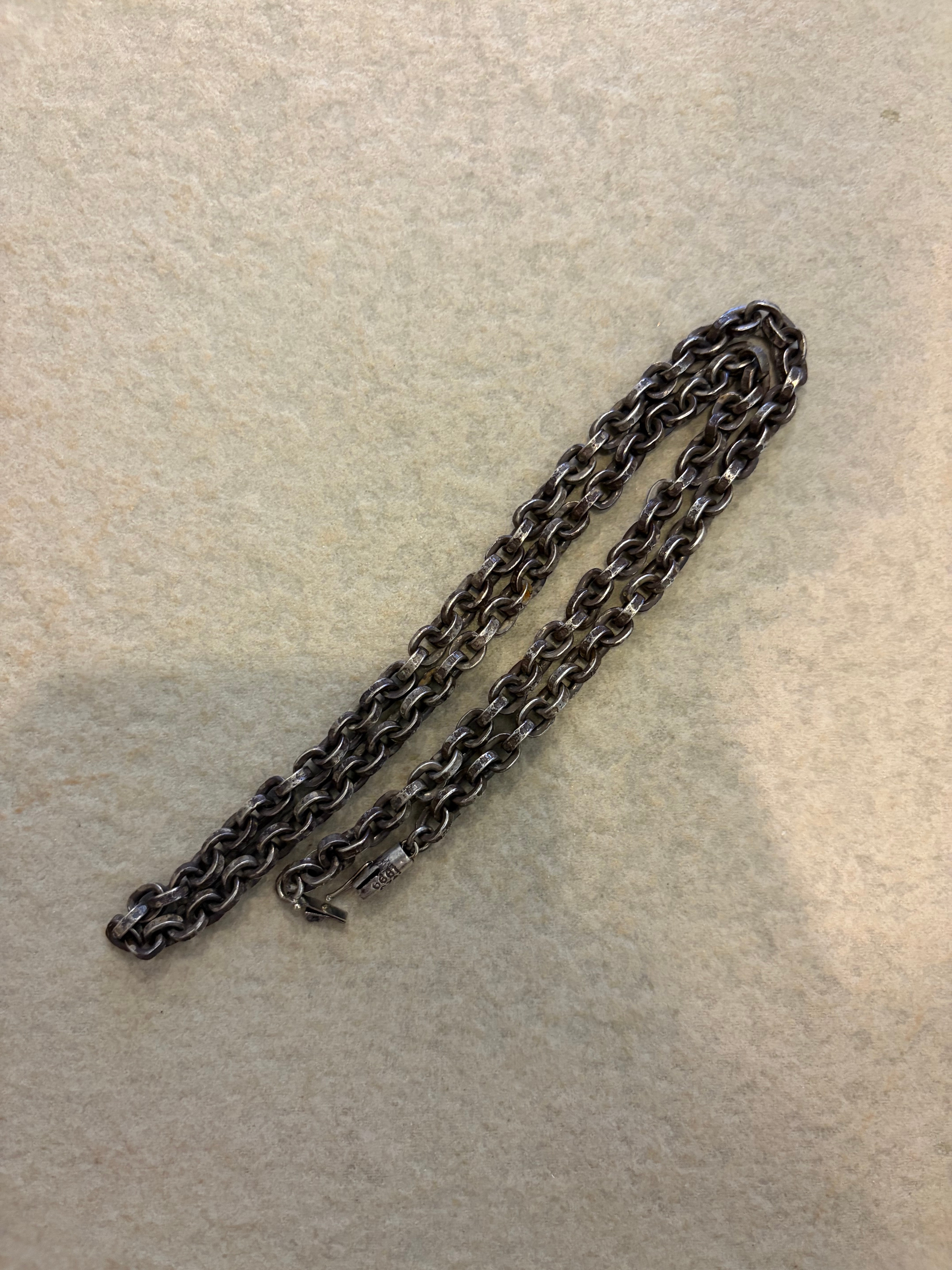 Chrome Hearts Paper Chain Necklace "Silver"