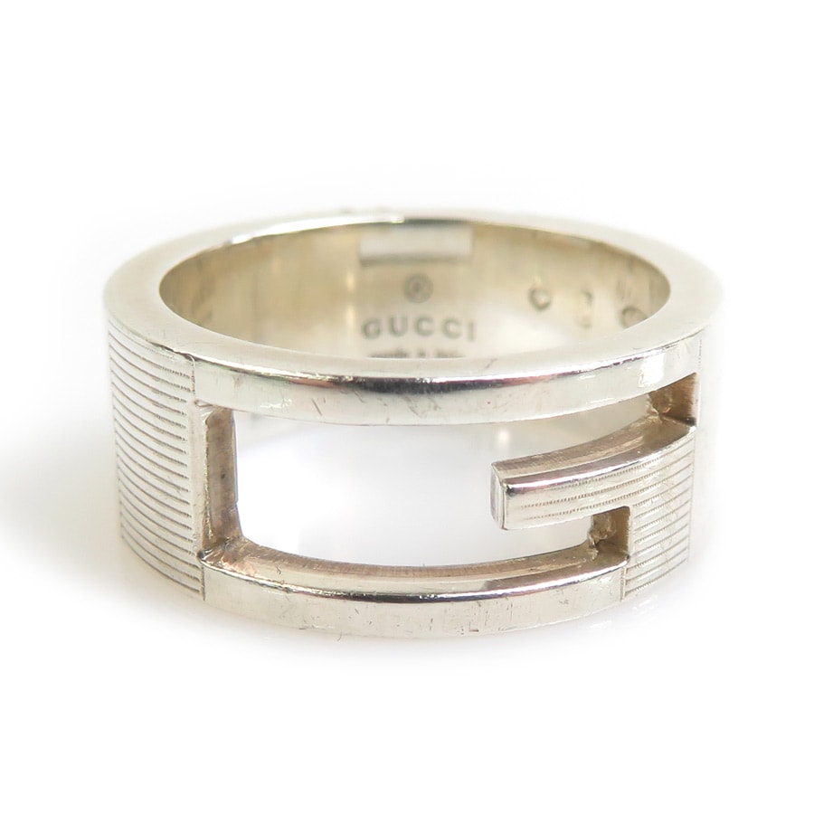 グッチ GUCCI リング・指輪 Gロゴ シルバー925 シルバー レディース 10.5号【中古】 e61717a