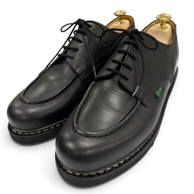 極美品 パラブーツ レザーシューズ CHAMBORD シャンボード ブラック メンズ 8
