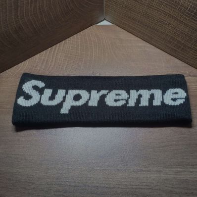 Supreme / New Era® Big Logo Headband "Black"