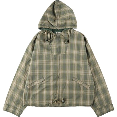 古着 ギャップ GAP チェック柄 コットンパーカー メンズM相当/eaa630219