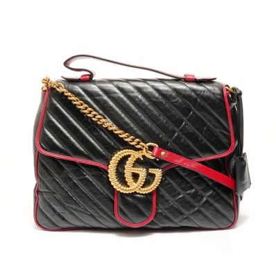 グッチ GUCCI GGマーモント ハンドバッグ【中古】