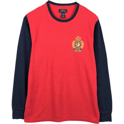 古着 ラルフローレン Ralph Lauren POLO RALPH LAUREN SLEEPWEAR サーマルロングTシャツ メンズL相当/eaa654969