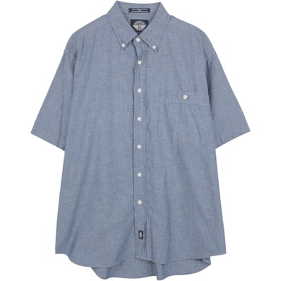 古着 90年代 リーバイス Levi's DOCKERS ボタンダウン 半袖 シャンブレーシャツ メンズM相当 ヴィンテージ/eaa655692