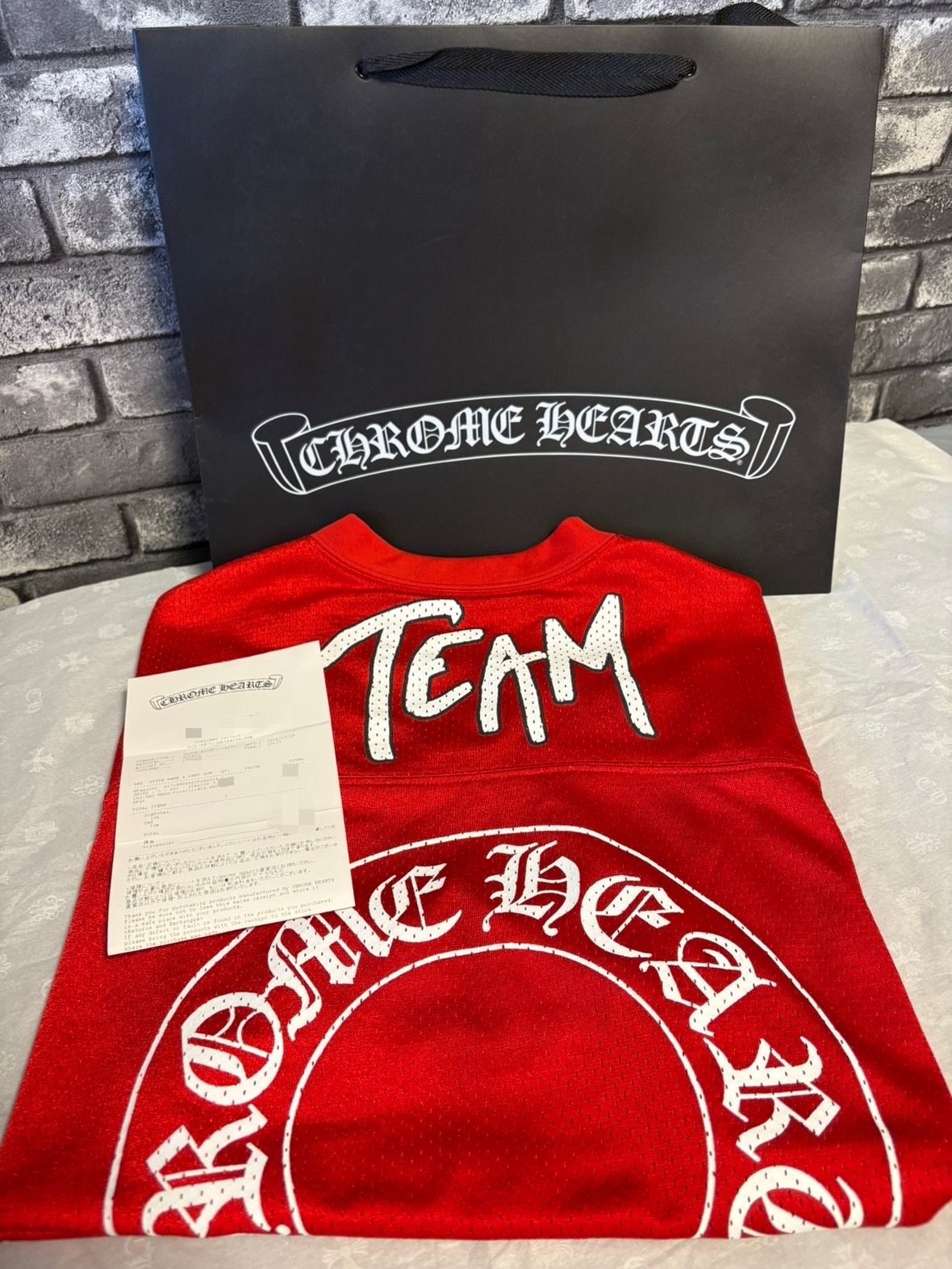 Chrome Hearts PPO Form Team Mesh Warm Up Jersey Print T-Shirt Matty Boy "Red"