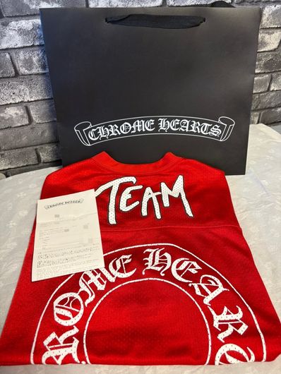 Chrome Hearts PPO Form Team Mesh Warm Up Jersey Print T-Shirt Matty Boy "Red"