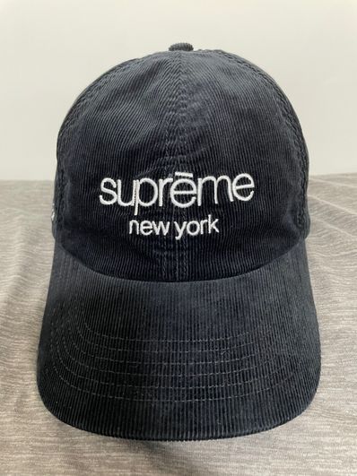 Supreme GORE-TEX Corduroy Classic Logo 6-Panel "Black"