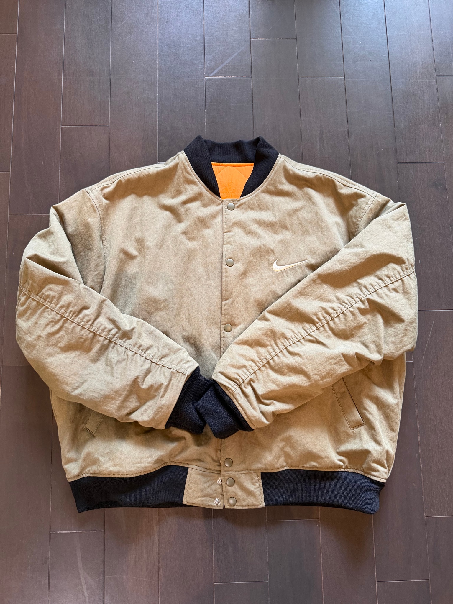 Nike x Stussy Reversible Jacket "Olive"