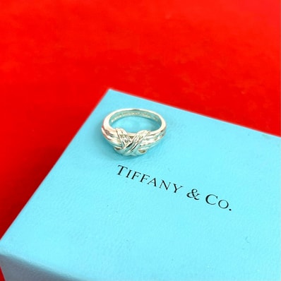 TIFFANY&Co. ティファニー シグネチャー リング シルバー925 リング・指輪 14号 シルバー
38855