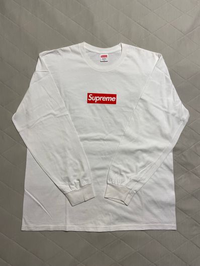 Supreme Box Logo L/S Tee "White"