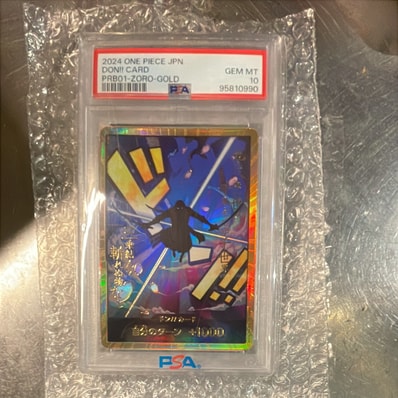 ドン!!カード : ロロノア・ゾロ スーパーパラレル (プレミアムブースター「ONE PIECE CARD THE BEST」)