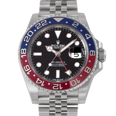 ROLEX ロレックス GMTマスター2 126710BLRO マーク1ベゼル 初期 ステンレススチール【中古】