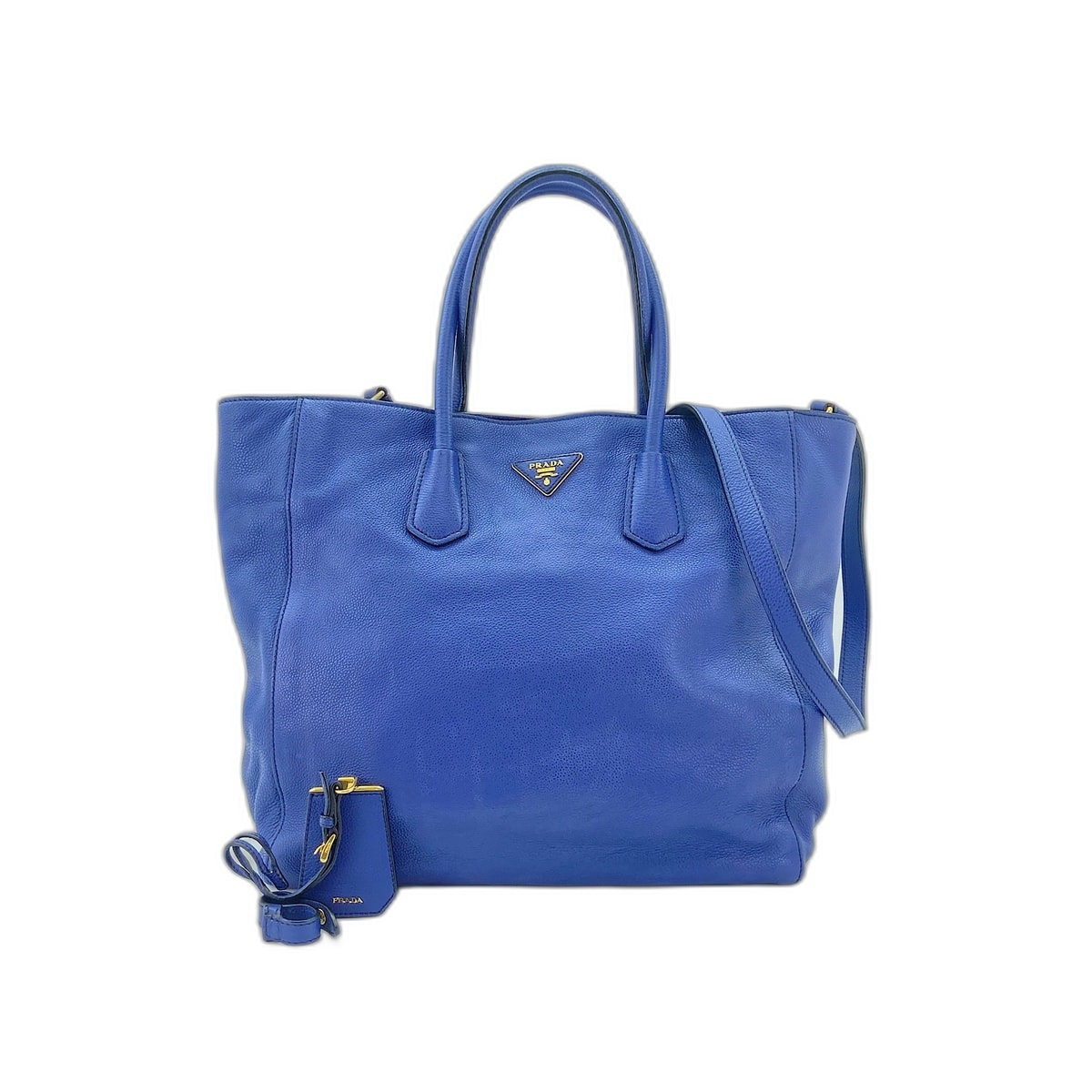 プラダ PRADA トートバッグ レザー【中古】