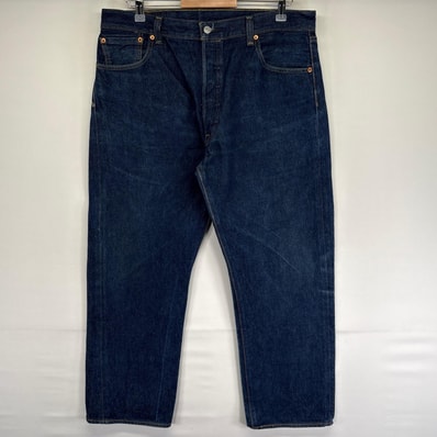 古着 リーバイス Levi's パンツ 501 ストレート 5ポケット ボタンフライ ジーンズ ジーパン 長ズボン w38 L30 ブルー系 メンズ