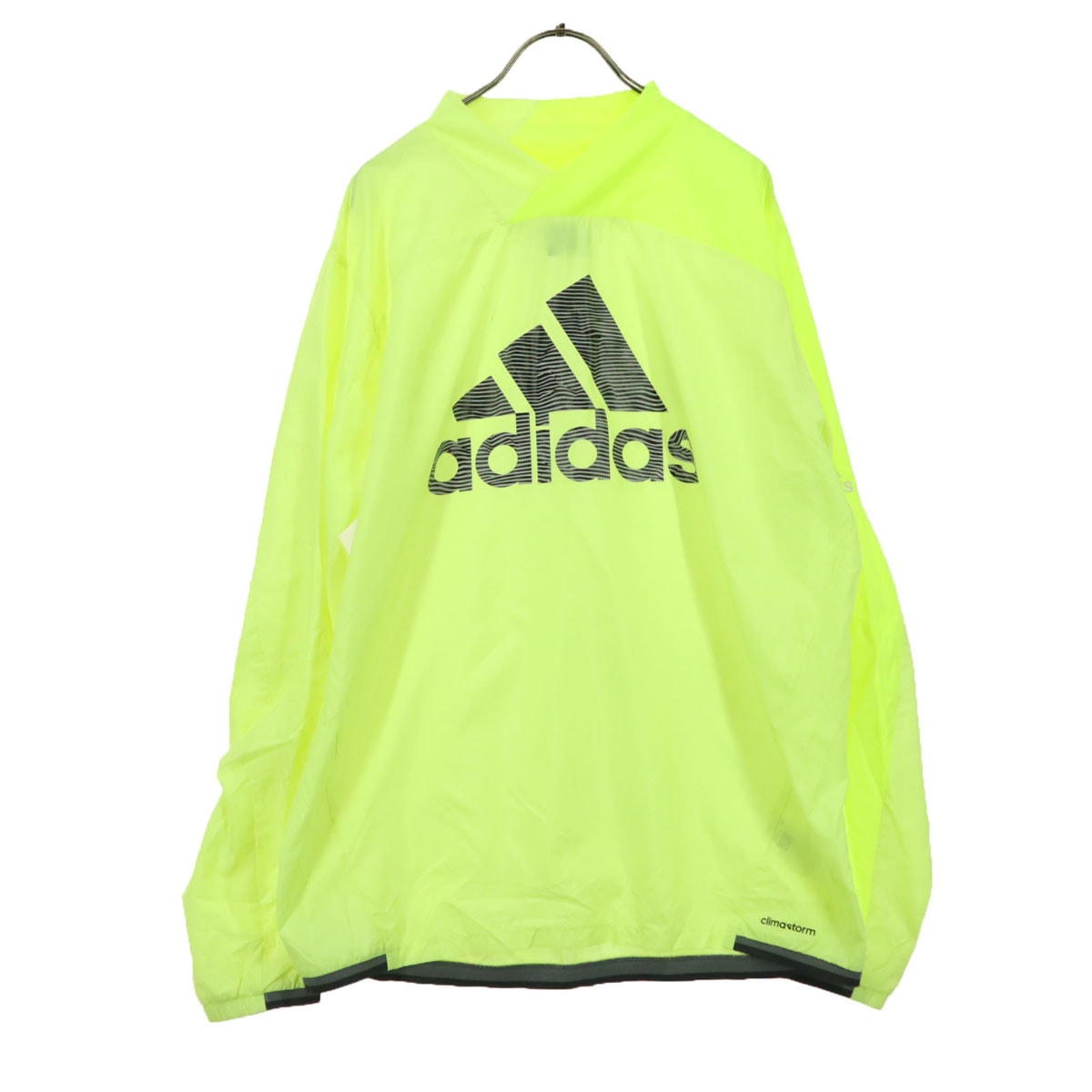 adidas アディダス 長袖 ネオンカラー ピステ L イエロー ナイロン